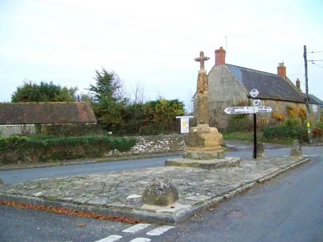 Cross, Leigh The base and shaft is Medieval with a more modern cross on the top.