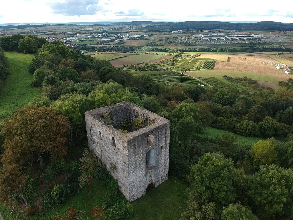 Ruine Helfenberg, Blick in nördliche Richtung