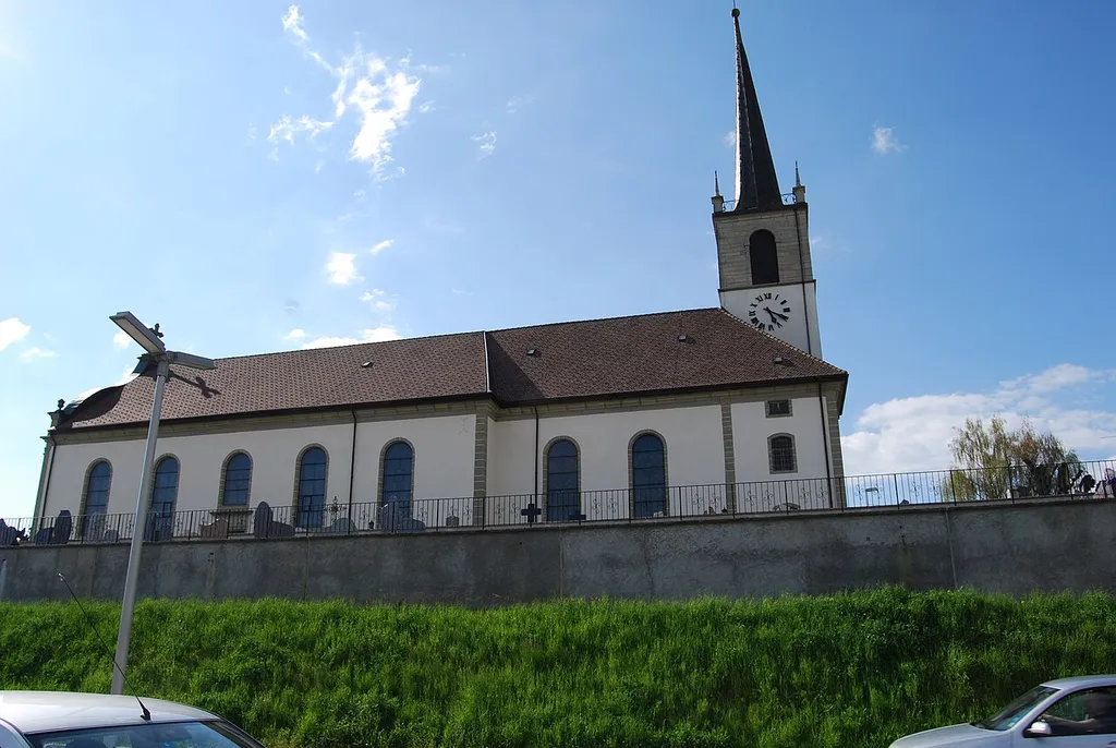 Church Saint-Pierre et Paule at Villaz-Saint-Pierre, canton of Fribourg, Switzerland