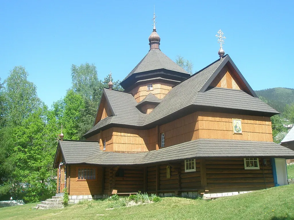 Church of the Nativity of the Theotokos in Kryvorivnia.