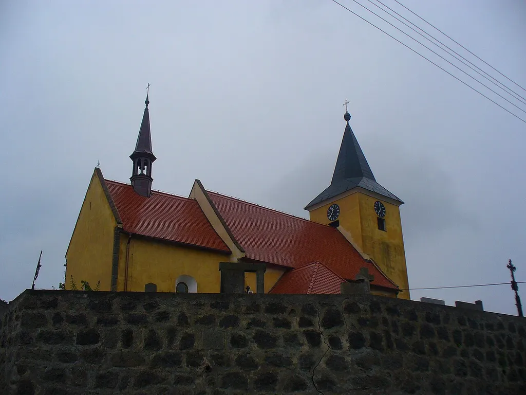 Church of st. Philip and Jacob in Předbořice, Czech Republic
