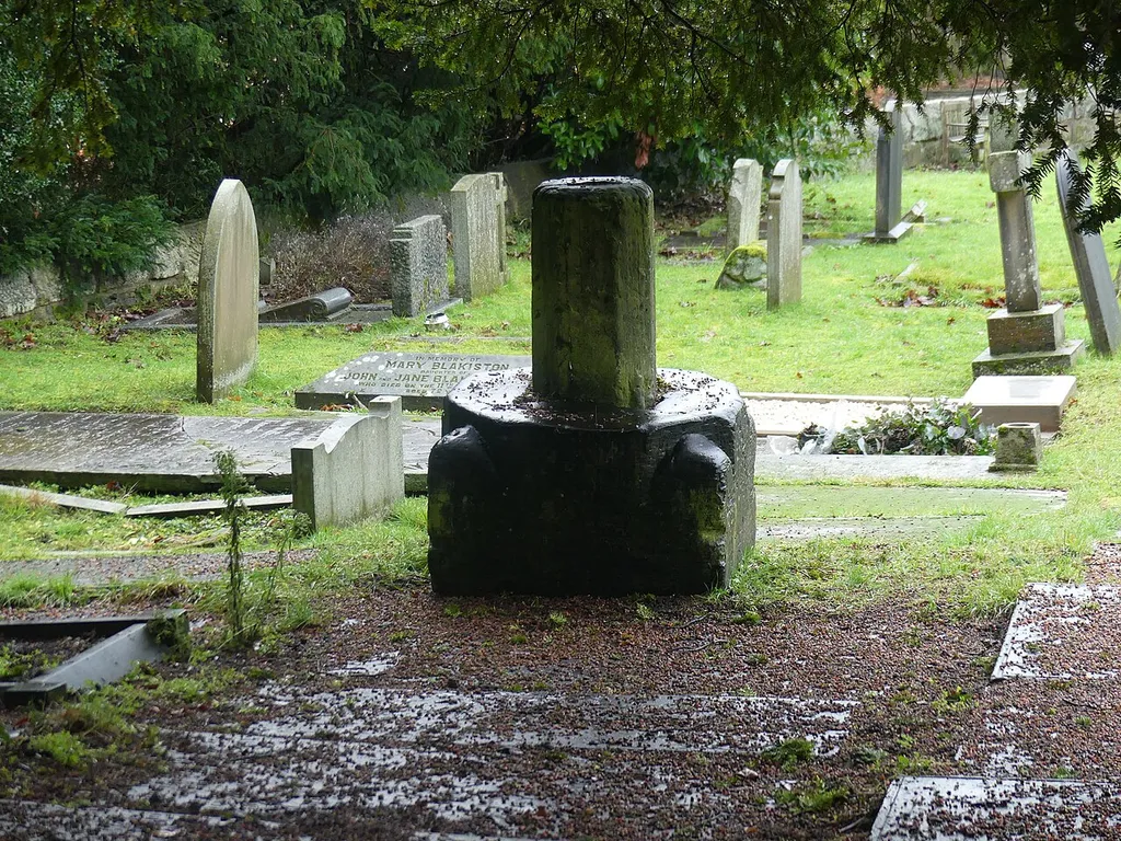 Scheduled monument and Grade II listed building in Mobberley, Cheshire. Scheduled as "Standing cross St Wilfrid's churchyard". .mw-parser-output .messagebox{margin:4px 0;width:auto;border-collapse:collapse;border:2px solid var(--border-color-progressive,#6485d1);background-color:var(--background-color-neutral-subtle,#fbfcff);color:var(--color-base,#202122);box-sizing:border-box;border-inline-start-width:8px}.mw-parser-output .messagebox.mbox-small{font-size:88%;line-height:1.25em}.mw-parser-output .mbox-warning,.mw-parser-output .mbox-speedy{border:2px solid var(--border-color-error,#b22222);background:var(--background-color-error-subtle,#ffdbdb);border-inline-start-width:8px}.mw-parser-output .mbox-serious,.mw-parser-output .mbox-delete,.mw-parser-output .mbox-stop{border:2px solid var(--border-color-error,#b22222);border-inline-start-width:8px}.mw-parser-output .mbox-issue,.mw-parser-output .mbox-content{border:2px solid #f28500;background:var(--background-color-warning-subtle,#ffe);border-inline-start-width:8px}.mw-parser-output .mbox-query,.mw-parser-output .mbox-style{border:2px solid #f4c430;background:var(--background-color-warning-subtle,#ffe);border-inline-start-width:8px}.mw-parser-output .mbox-shit{border:2px solid #960;border-inline-start-width:8px}.mw-parser-output .mbox-license{border:2px solid #88a;border-inline-start-width:initial}.mw-parser-output .mbox-legal{border:2px solid var(--border-color-notice,#666);background:var(--background-color-base,#fff);border-inline-start-width:8px}.mw-parser-output .mbox-honor{border:2px solid #ca3;background:var(--background-color-warning-subtle,#fcf4db);border-inline-start-width:8px}.mw-parser-output .mbox-growth{border:2px solid #8d4;background:var(--background-color-success-subtle,#d5fdf4);border-inline-start-width:8px}.mw-parser-output .mbox-move{border:2px solid #93c;border-inline-start-width:8px}.mw-parser-output .mbox-protection,.mw-parser-output .mbox-message{border:2px solid var(--border-color-base,#aaa);b