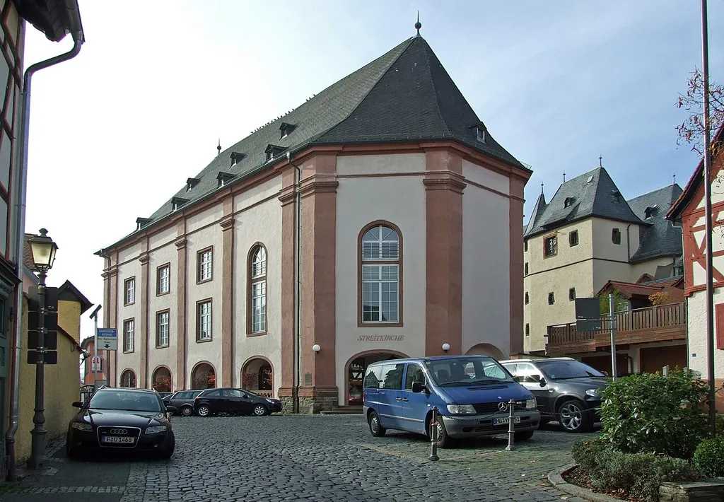 Streitkirche (Quarrel-Church) in Kronberg im Taunus, Germany