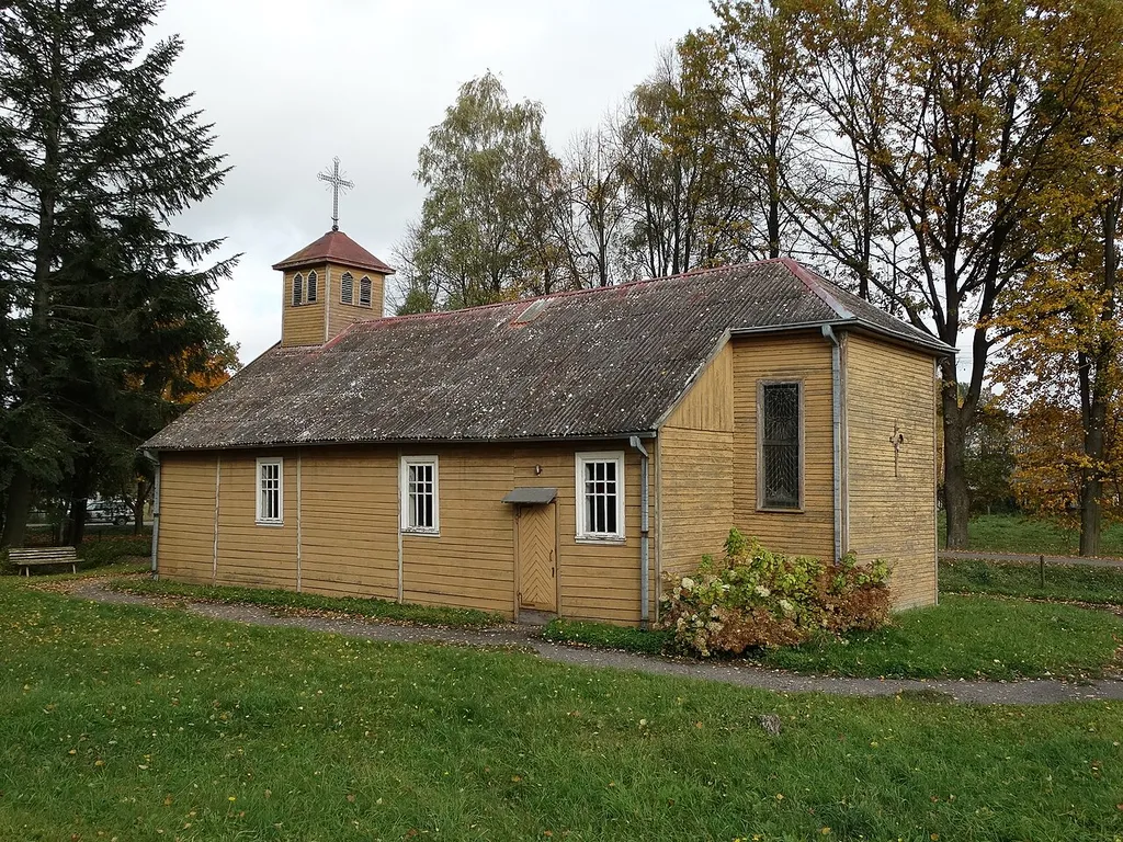 Catholic church in Valakbūdis, Šakiai District, Lithuania