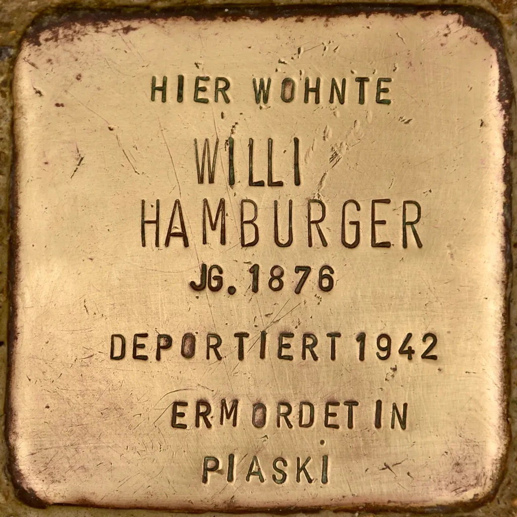 Stolperstein für Willi Hamburger