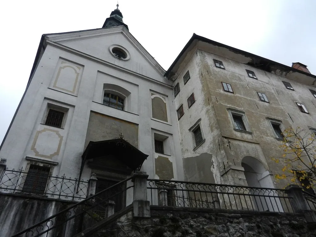 Uršulinski samostan s cerkvijo, Škofja Loka, Slovenija.