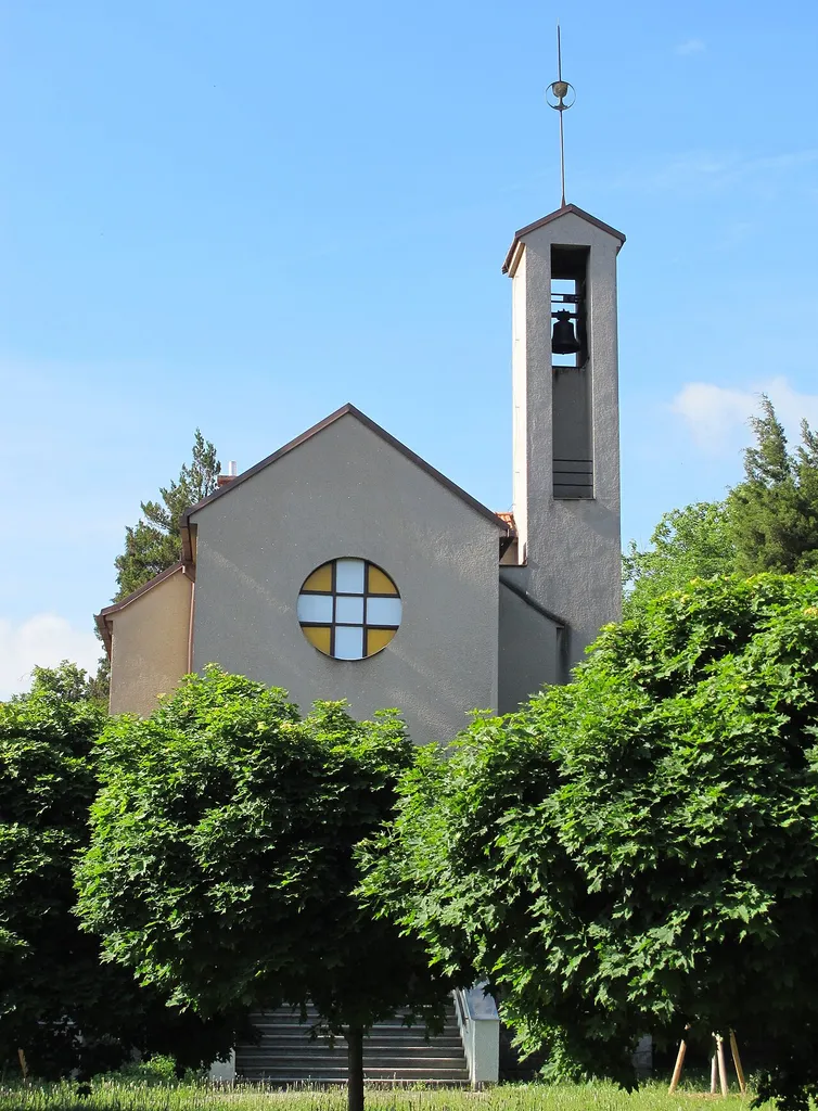 Evangelical church in Dobříš in Příbram District