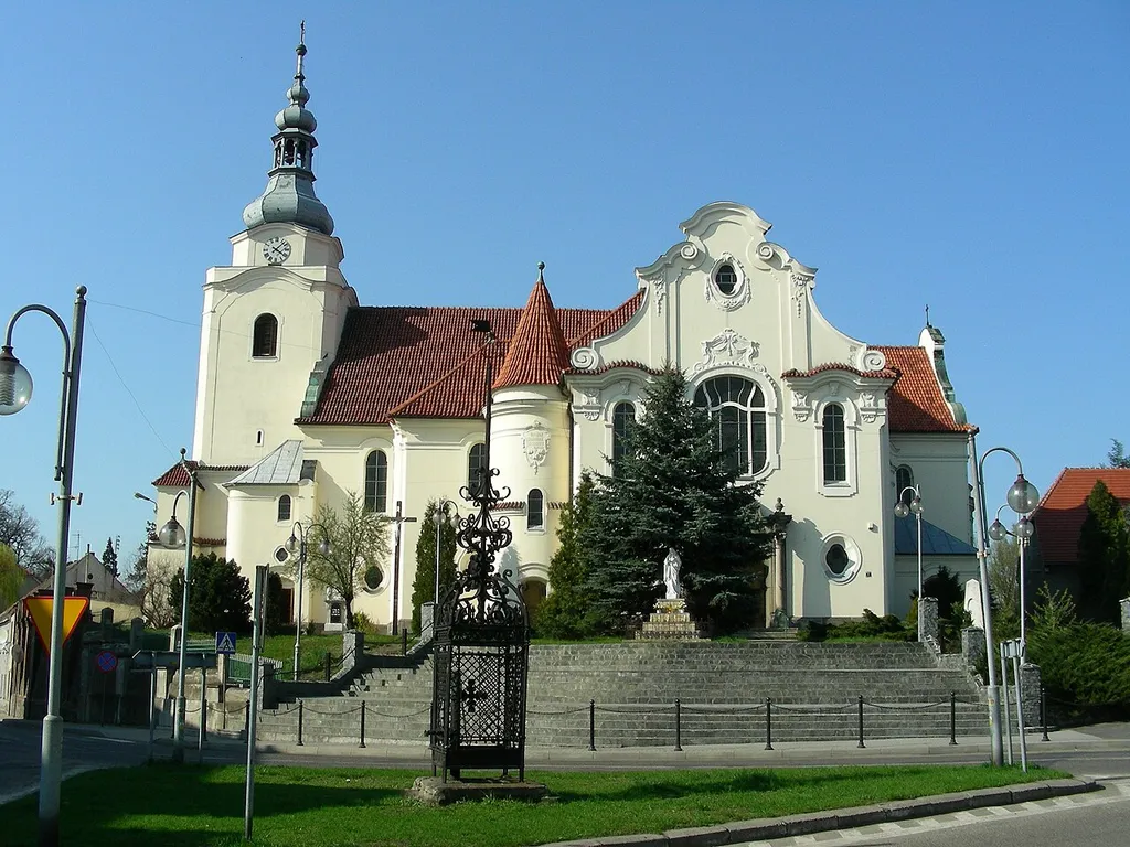 Kościół Trójcy Świętej w Korfantowie, Korfantów, powiat nyski, województwo opolskie,