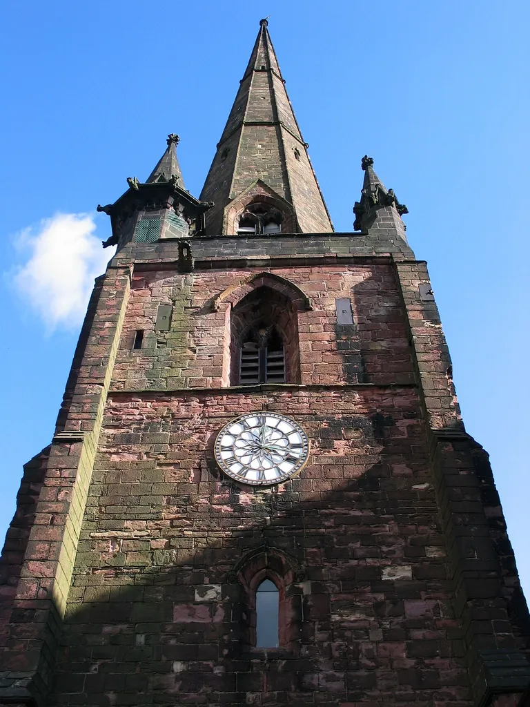 Wolstanton - St Margaret's Church Spire - 2004