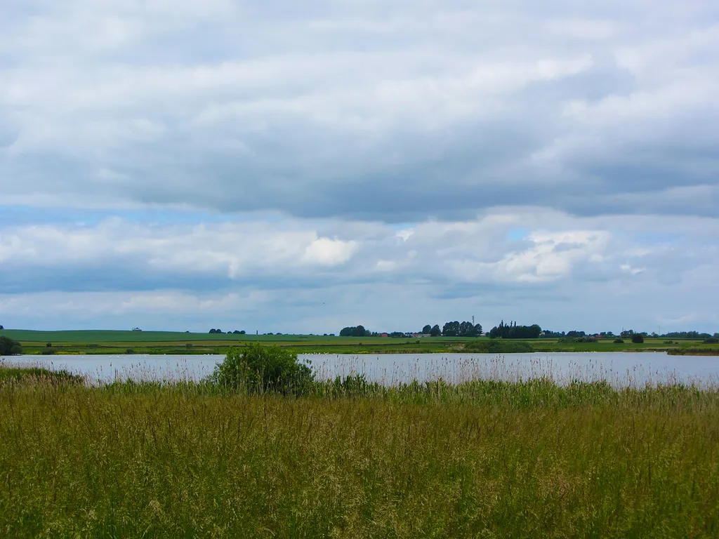 Kleiner Dambecker See near Naudin, district Nordwestmecklenburg, Mecklenburg-Vorpommern, Germany
