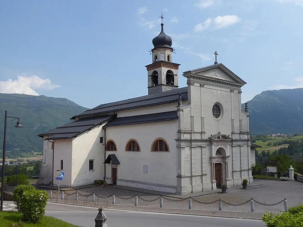 Santa Croce (Bleggio Superiore, Trentino, Italy), Saints Dionysius, Rusticus and Eleutherius church