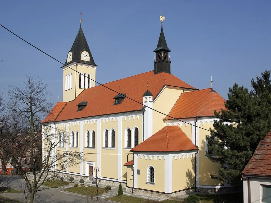 Šitbořice - kostel svatého Mikuláše.