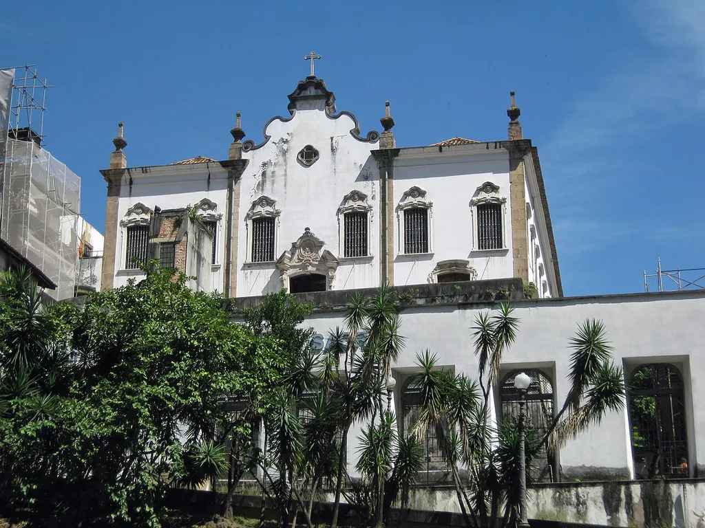Convento de Santo Antônio do Largo da Carioca - Igreja da Venerável Ordem Terceira de São Francisco da Penitência vista do Largo da Carioca.