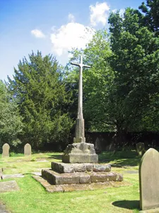Cross in the churchyard of the Church of St James