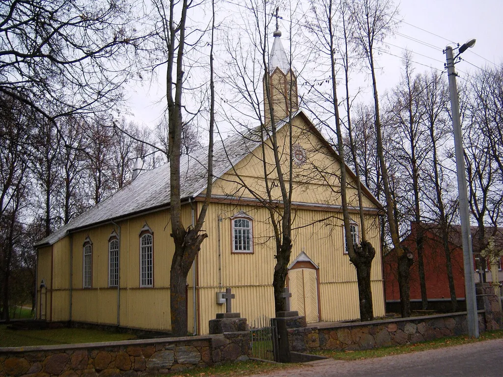 Roman Catholic Church in Adomynė, Kupiškis District, Lithuania