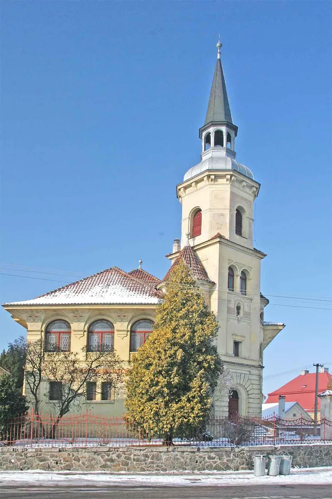 Protestant church in Přelouč, Czech Republic by Rudolf Kříženecký
