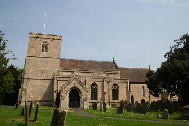 All Saints' parish church, Ruskington, Lincolnshire, seen from the south