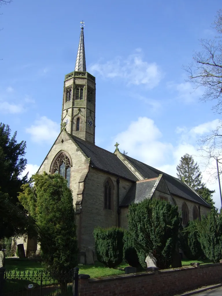 Photograph of All Saints Church, Newborough, Staffordshire, England