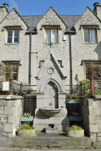 Drinking Fountain In Roadside Wall At All Saints Church Centre