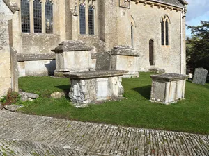 Group Of 4 Monuments In The Churchyard Of The Church Of St Andrew Up To 4 Metres East Of Porch