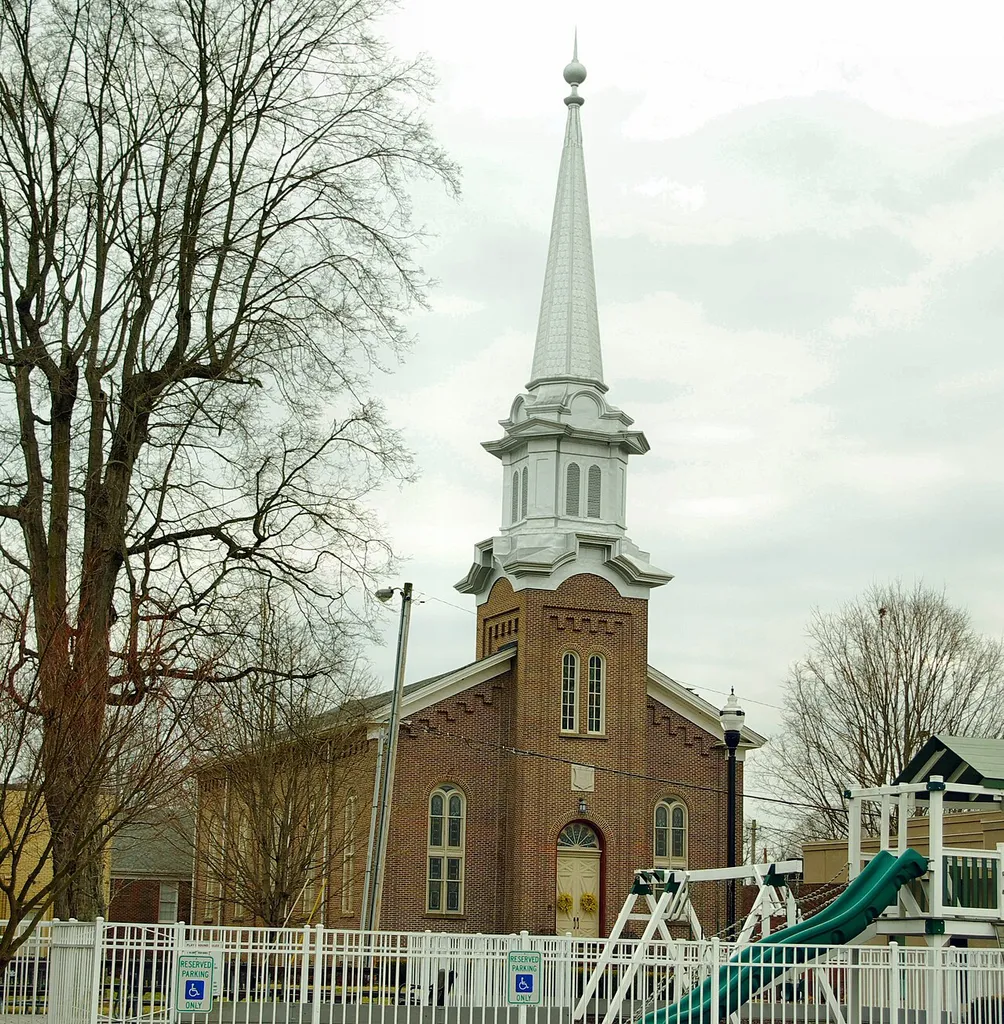 First Presbyterian Church in McMinnville, Tennessee, United States.