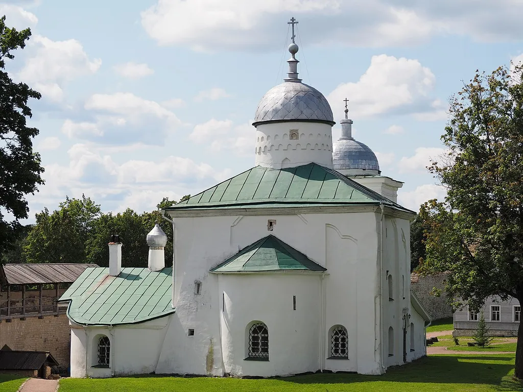 Saint Nicholas cathedral in Izborsk Fortress, Pskov Oblast, Russia