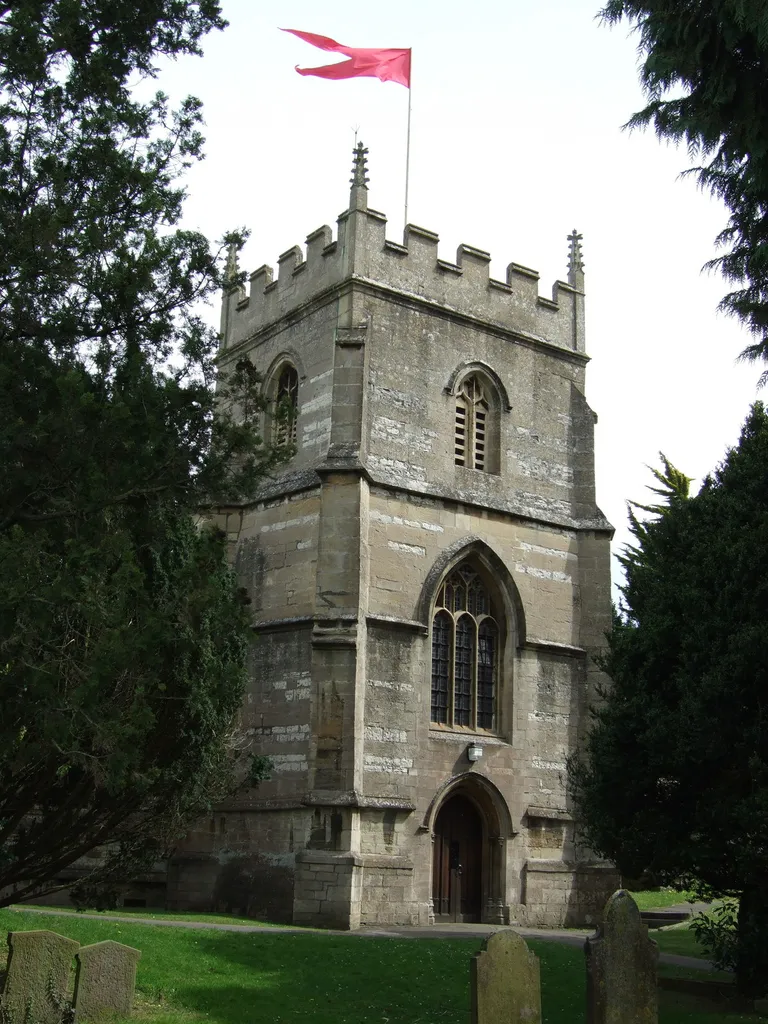 West tower of the parish church of St Michael and All Angels, Twerton, Bath, Somerset, seen from the northwest