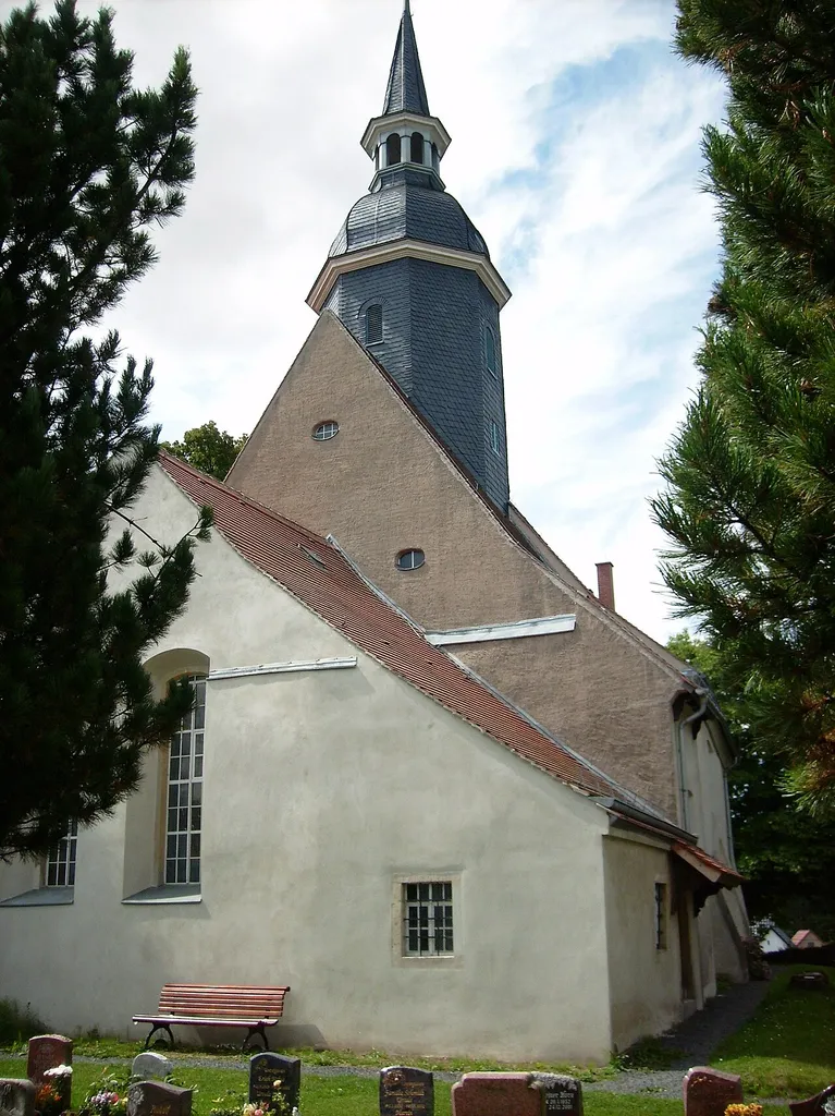 Church of the village of Ablass (Mügeln, Nordsachsen district, Saxony)