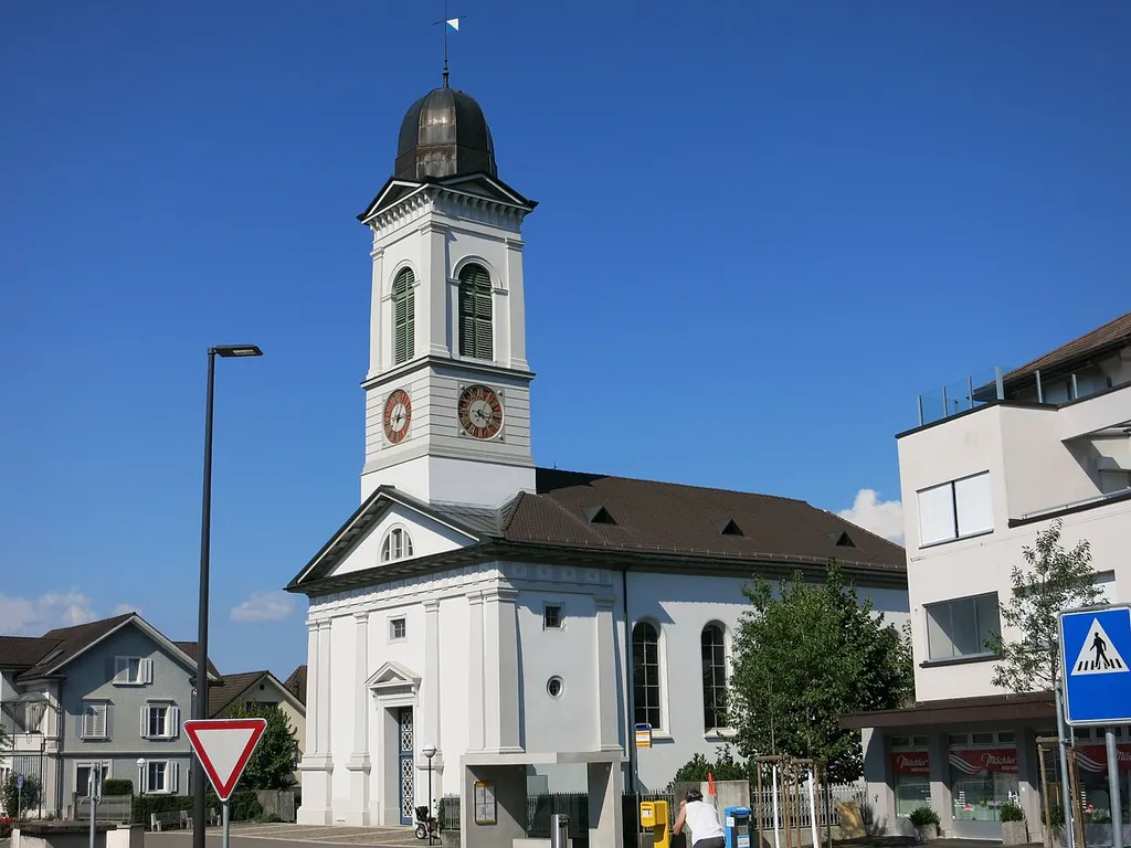 Evangelische Kirche Siebnen SZ, Schweiz