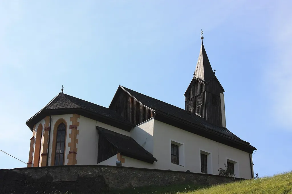 Parish church Saint Niklaus, also known as "Bichlkapelle" Locality: Stockenboi Community:Stockenboi
