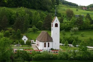 Evangelical reformed church with little rectory