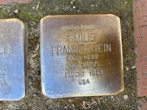 Stolperstein dedicated to Emilie Frankenstein