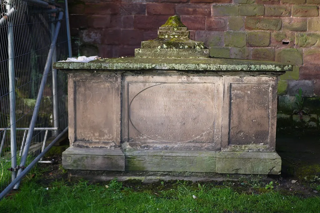 Chest tomb of Jonathan Scott of Betton Esq.