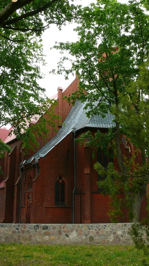Kościół w Gryżynie z lat 1887-1888 pw. św. Barbary