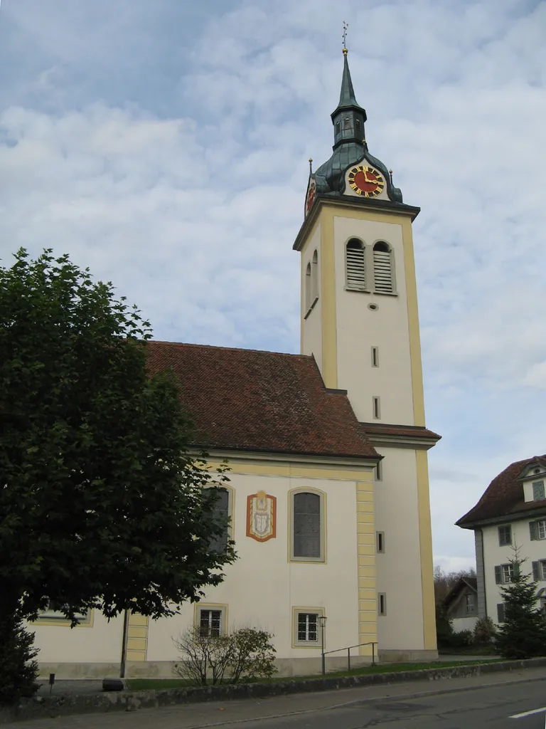 Katholische Kirche Sarmenstorf, Kanton Aargau, Schweiz