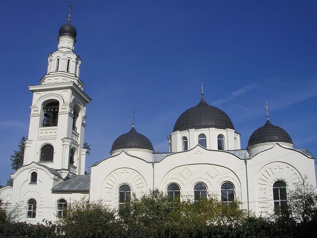 Holy Trinity Temple in Elektrougli, Noginsk district of Moscow region.