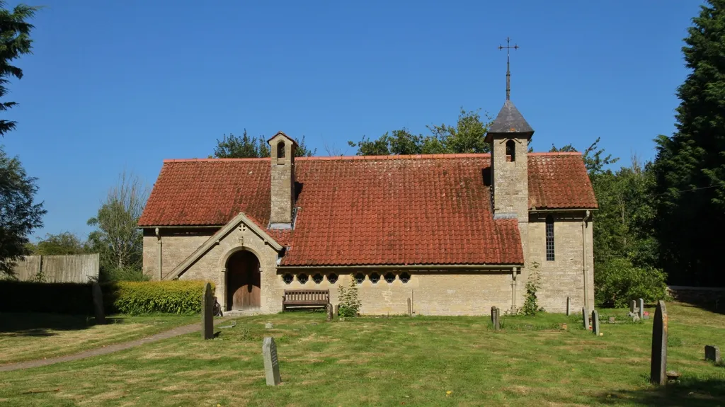 St John the Baptist parish church, Curbridge, Oxfordshire, seen from the southwest