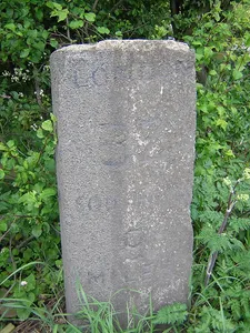 Milestone, London Road, 50m W of Rayleigh electrical sub-station