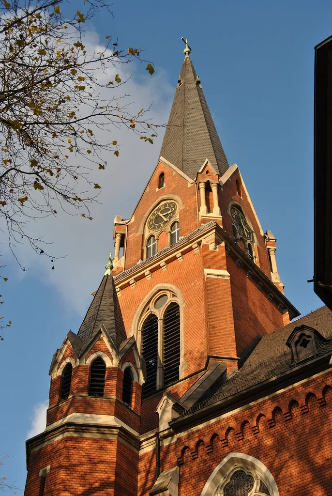 Duisburg (North Rhine-Westphalia, Germany) – borough Hamborn, district Marxloh – Protestant Holy Cross Church