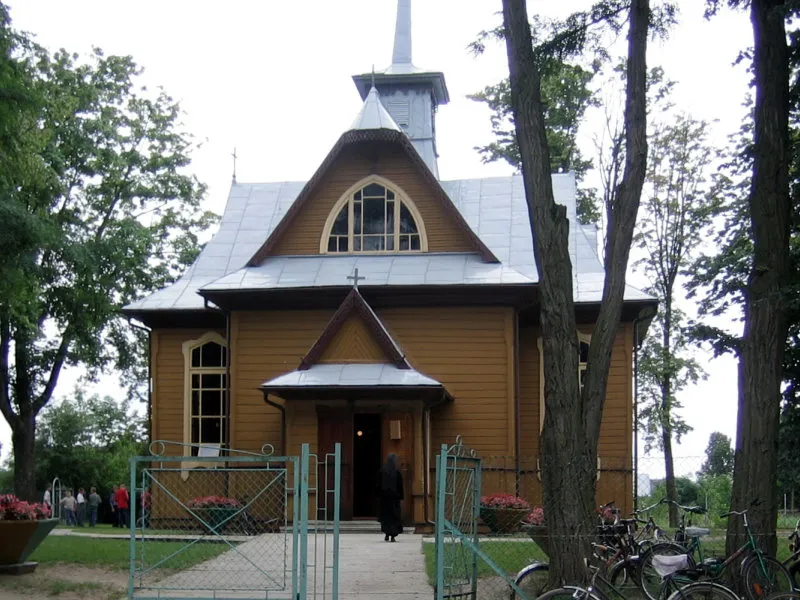Poland, church in Miękisz Nowy