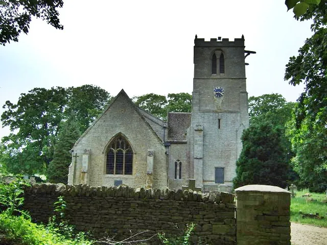 Parish church of St John the Baptist, Caldecott Road, Chelveston, Northamptonshire, seen from the east