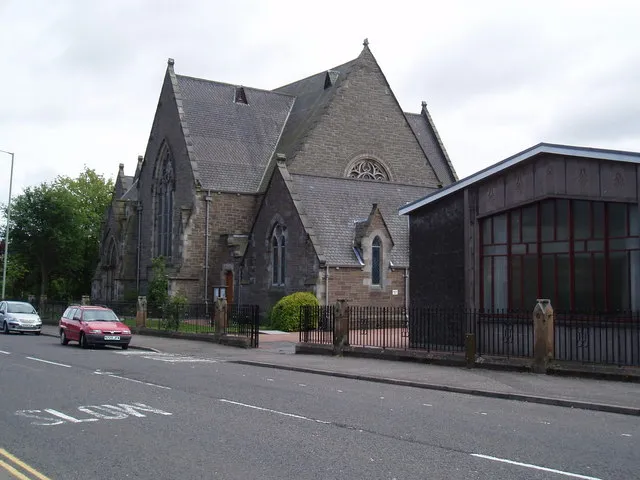 Broughty Ferry New Kirk, East Church and hall. For details see other photograph of Broughty Ferry New Kirk, East Church. 477561