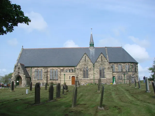 St Matthew's parish church, Newbottle, Tyne and Wear, seen from the south