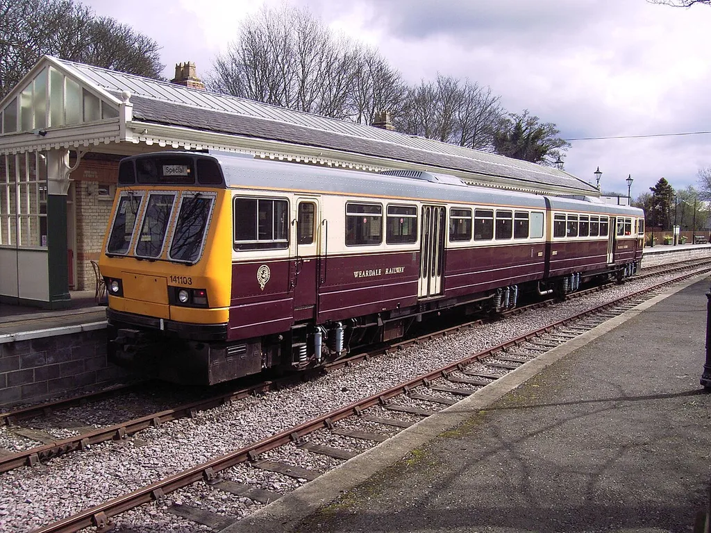 Class 141 (141103) at Stanhope on the Weardale Railway.