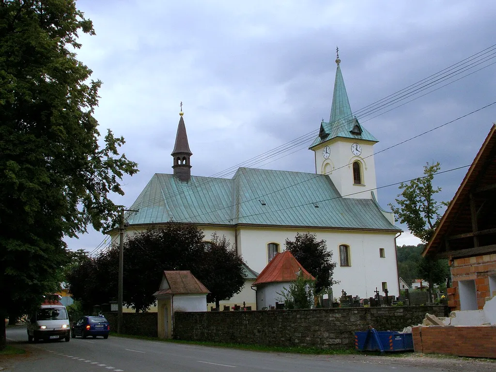 Kozlovice, kostel sv. Michaela archanděla