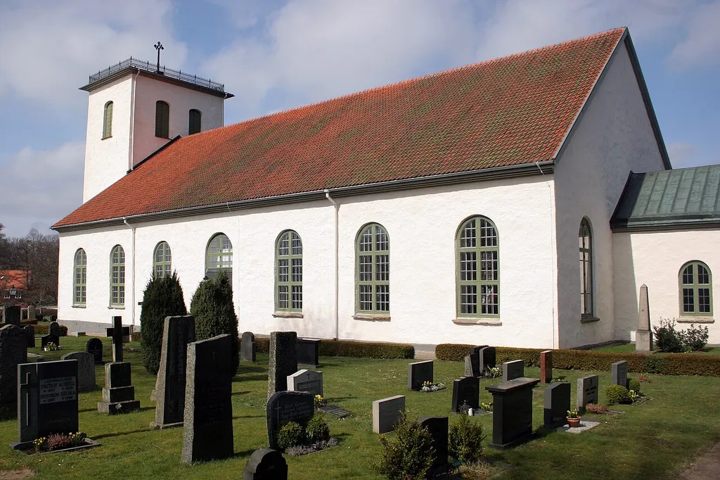 Glimåkra kyrka, parish church of Glimåkra in Scania, Sweden.