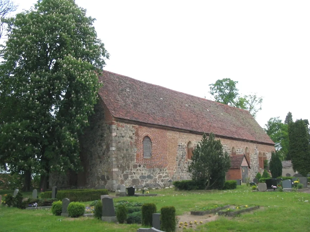 Church of Lüdershagen near Hoppenrade, district Güstrow, Mecklenburg-Vorpommern, Germany