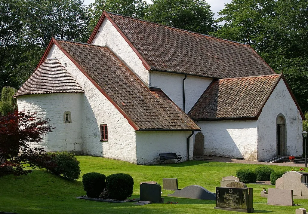 Gökhems kyrka (Swedish:Church of Segerstad) in Västergötland, Sweden.