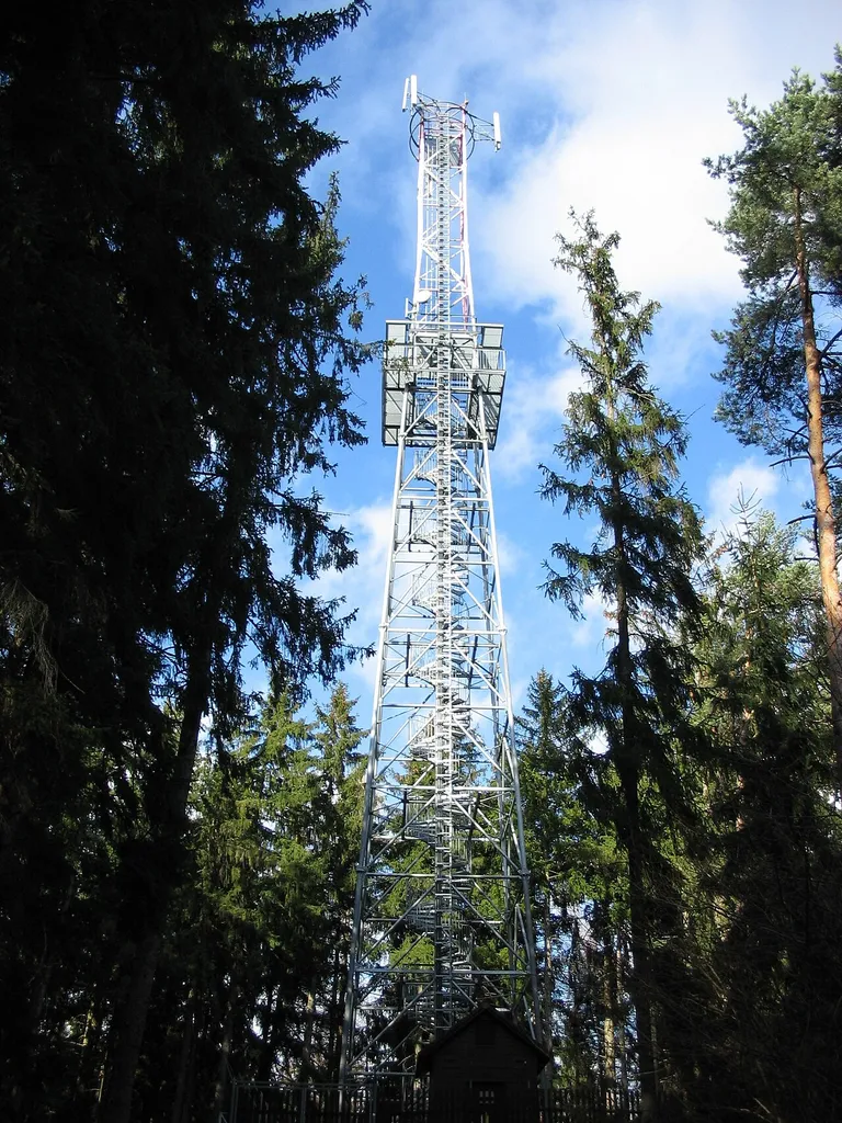 Outlook-tower in Hoslovice, Strakonice District, Czech Republic