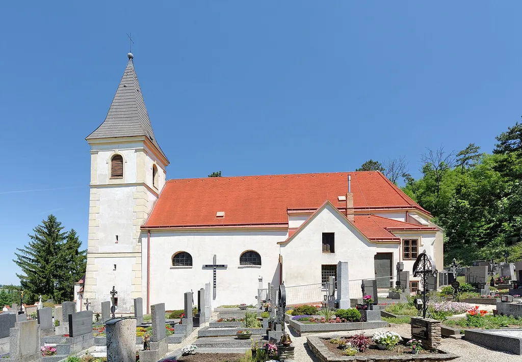 Catholic parish church in Hörersdorf, Municipality Mistelbach, Lower Austria, Austria